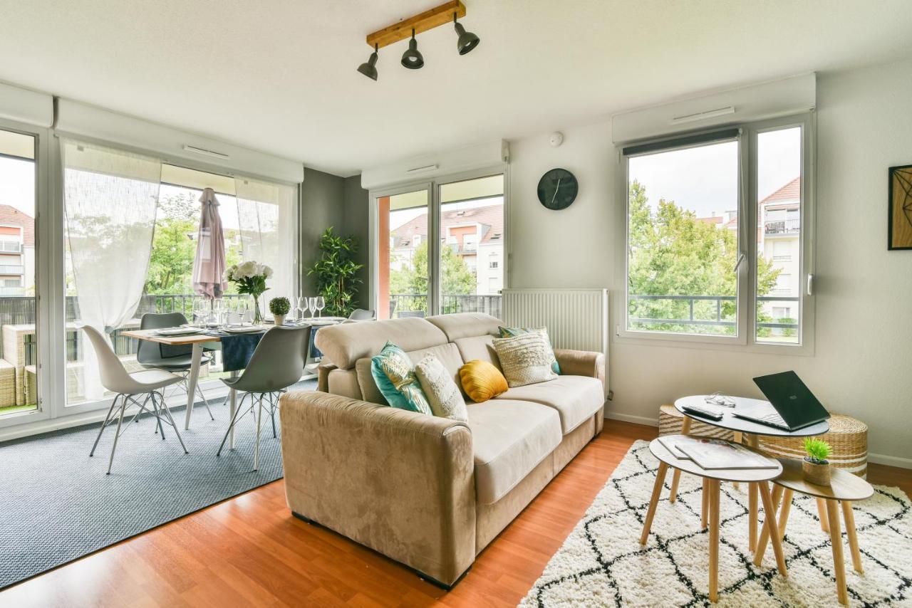 Nouveau - Le Chill & Chic - Terrasse - Parking - 6 Pers Colmar Luaran gambar